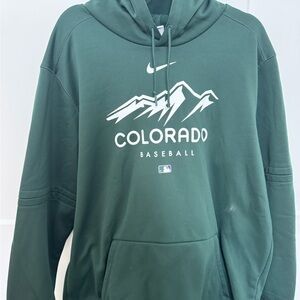 Nike Forest Green Colorado Baseball Hoodie